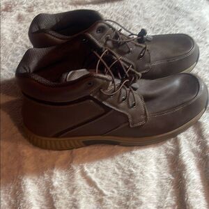 Ortho feet Men's Brown Lace-Up Boots size 14